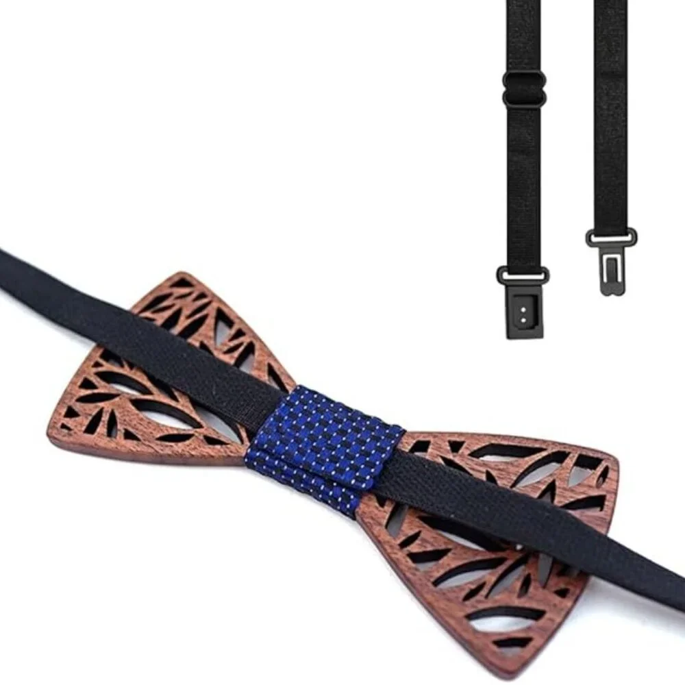 Wooden Men's Bow Tie
